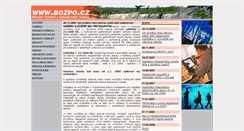 Desktop Screenshot of bozpo.cz