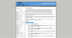 Desktop Screenshot of konzultant.bozpo.sk